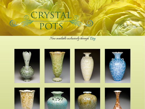 Crystal Pots website